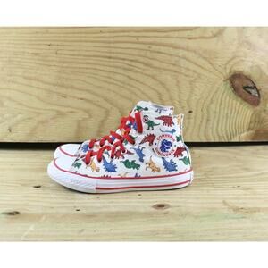 Converse All Star Sneakers Dinoverse Boys Sz 2 Chucks Taylor Multicolor Shoes